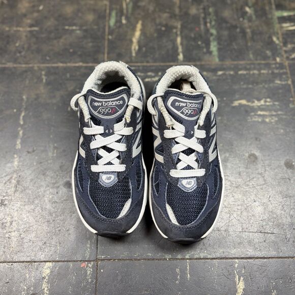 New Balance 990v6 Navy M990NV6 Toddler Size 9C Running Shoes Made in USA - Picture 6 of 6